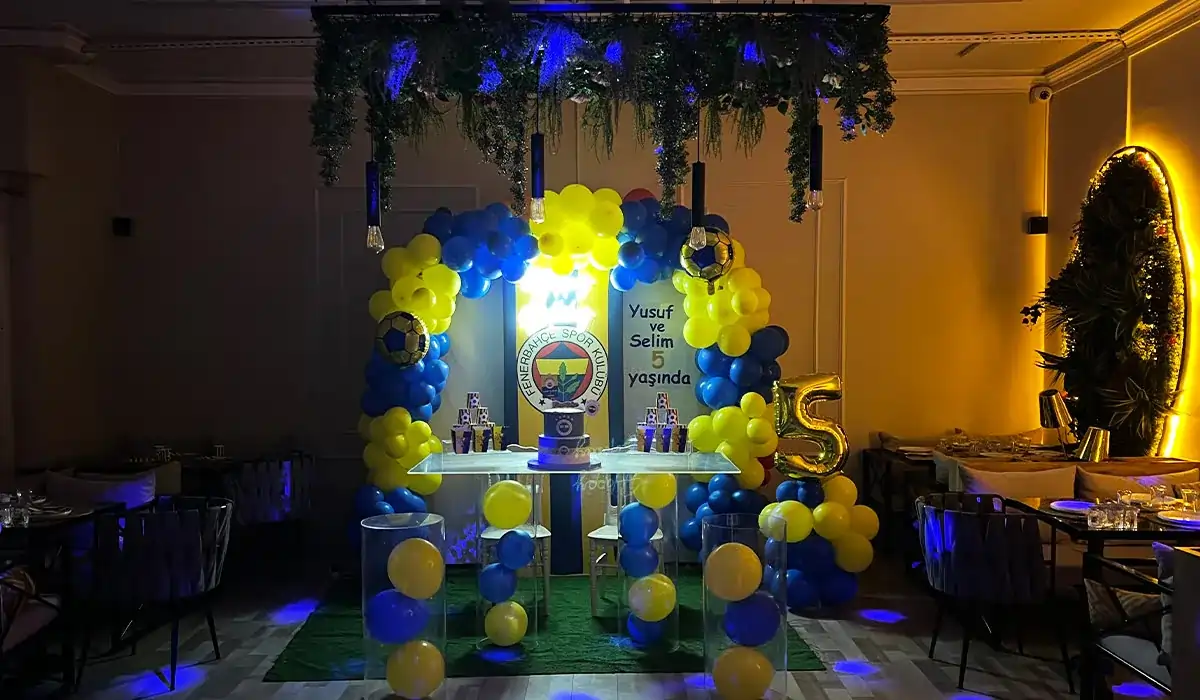 Fenerbahçe Konsepti Fenerbahçe temalı parti - Gülayşe Akademi Oyun ve Parti Evi Beylikdüzü